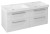 THEIA dvojumyvadlová skříňka 116x50x44,2cm, 4xzásuvka, bílá TH120-3030