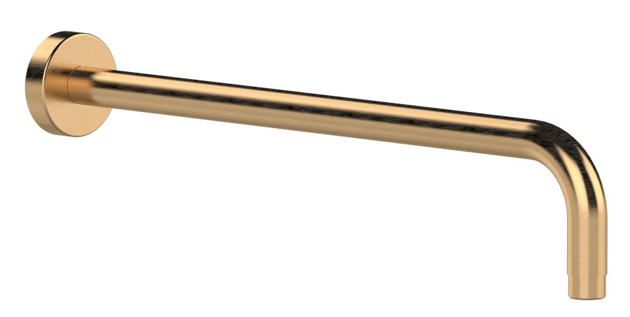 BR519D (61657) Sprchové ramínko kulaté, 400mm, zlato mat BR519D