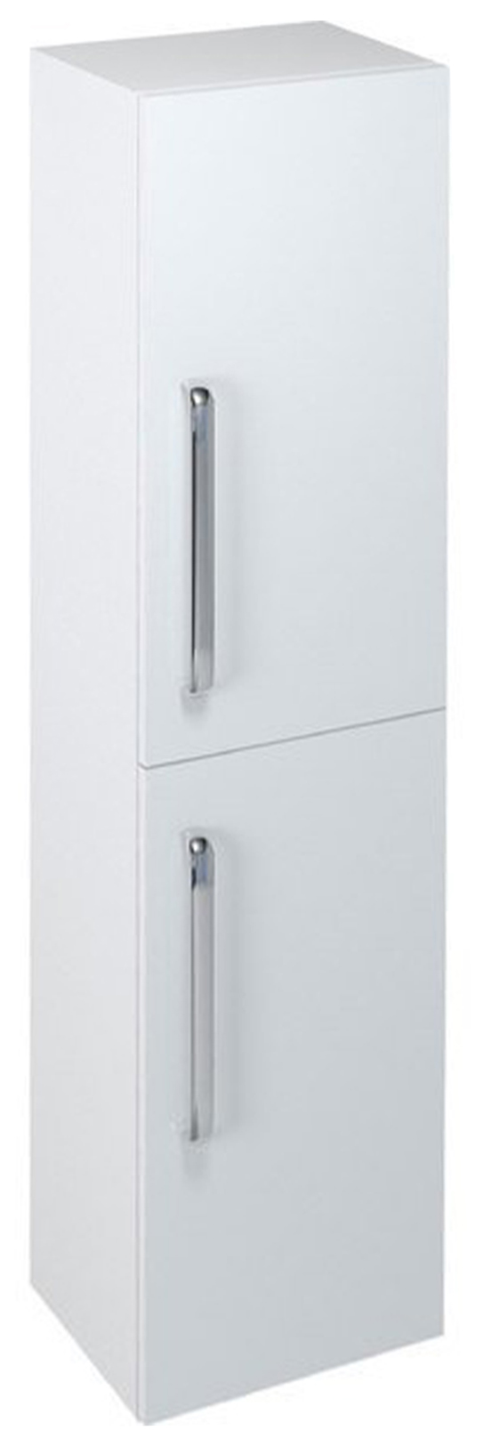 THEIA skříňka vysoká 35x138x30cm, 2x dvířka, levá/pravá, bílá TH350-3030