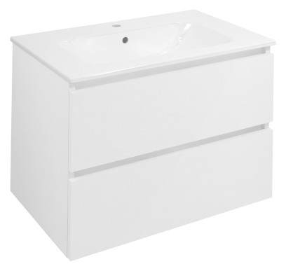 EZARA umyvadlová skříňka 69,8x52x46cm, bílá lesk EZ701-3030