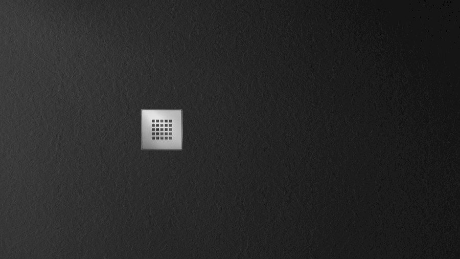 MITIA sprchová vanička z litého mramoru, obdélník 160x90cm, černá PMC16090