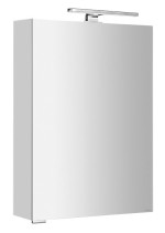 MIRRÓ galerka s LED osvětlením, 50x70x16cm, levá/pravá, bílá MC050-0030