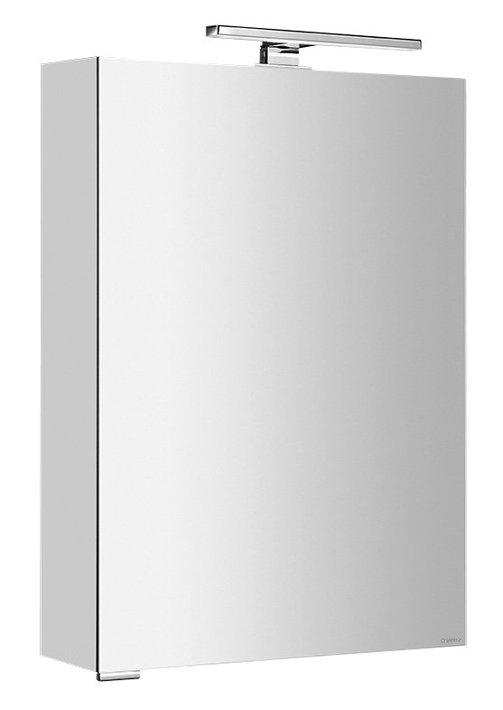 MIRRÓ galerka s LED osvětlením, 50x70x16cm, levá/pravá, bílá MC050-0030