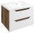 WAVE umyvadlová skříňka 60x65x47,8cm, bílá/dub collingwood WA060-3019