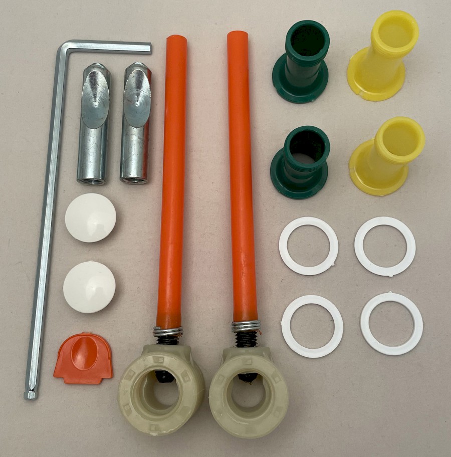 ND762201 (52670) Montážní sada pro závěsné WC a bidety Kerasan (Flo, Nolita, Tribeca) ND762201