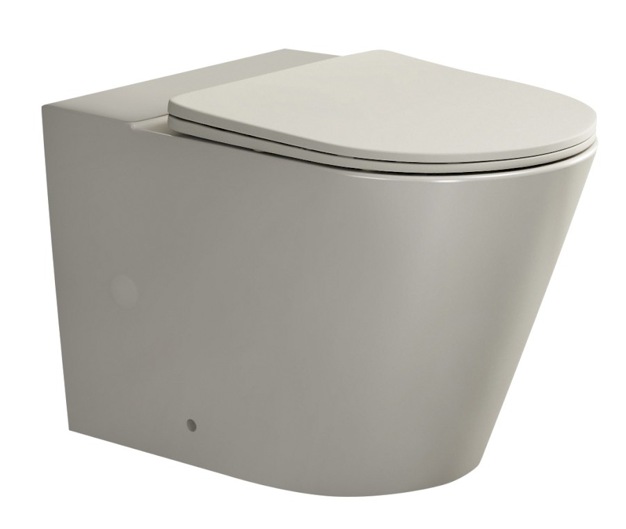 PC1012BE-111 (59087) PACO WC kombi mísa, Rimless, 61x38cm, spodní/zadní odpad, ivory PC1012BE-111