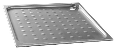 Nerezová sprchová vanička, čtverec 90x90cm, mat 13052.90.S