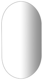 VORA zrcadlo s broušenou hranou oválné 50x85cm, CU free 22504