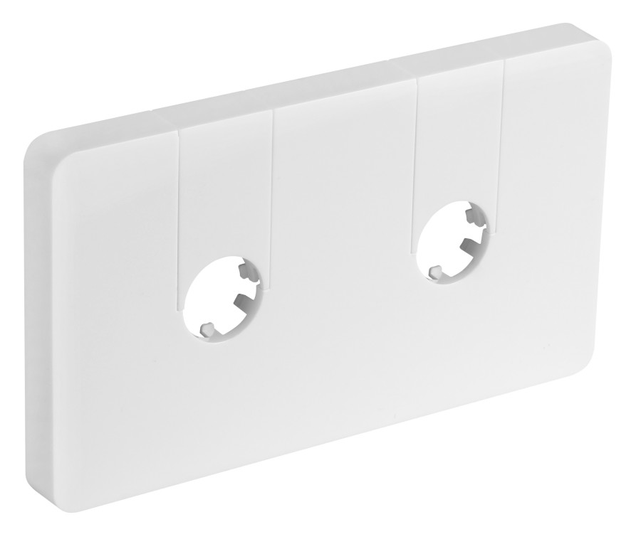 QS515W (60484) Q-START krycí rozeta pro středové připojení, bílá QS515W