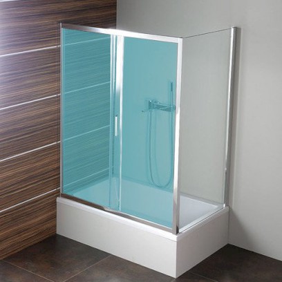 DEEP boční stěna 900x1500 cm, čiré sklo MD3315