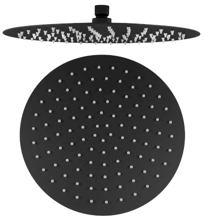 SLIM hlavová sprcha, průměr 300mm, černá mat MS573B
