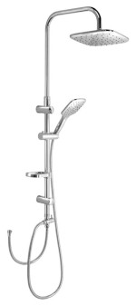 KERA sprchový sloup s napojením na baterii, chrom SL430