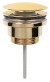 Umyvadlová výpust 5/4“, click-clack, velká zátka, 5-65mm, zlato CV1110G