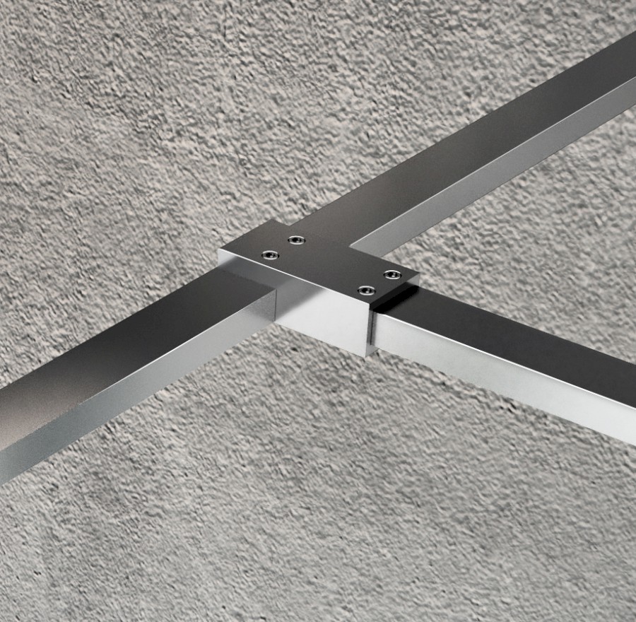 VARIO T- spojka vzpěr, chrom GX2310