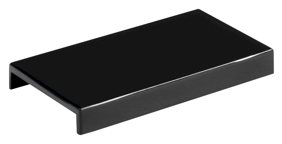 NDGT09B (58441) TRINITY krytka stěnového profilu, černá mat NDGT09B