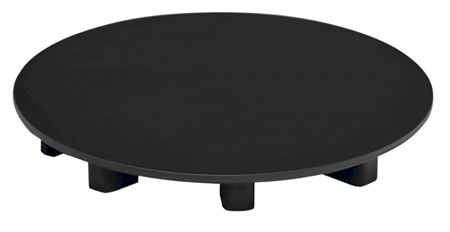 Kryt sifonu, 120mm, ABS/černá mat 17511B