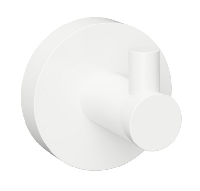 X-ROUND WHITE háček, bílá mat XR205W