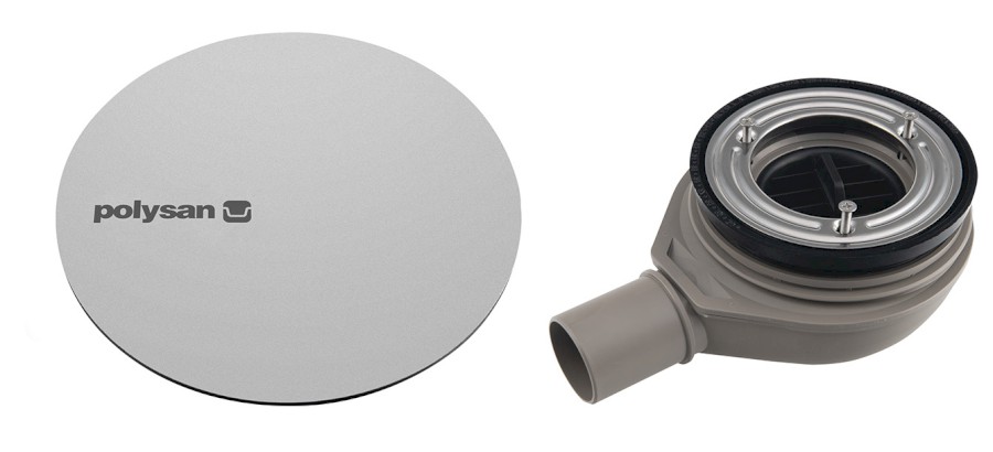 72730 (59335) MIRAI vaničkový sifon, průměr 90mm, DN40, krytka nerez 72730