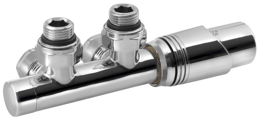 WICHER připojovací sada termostatická pro středové připojení 50mm, provedení chrom 600.311.1