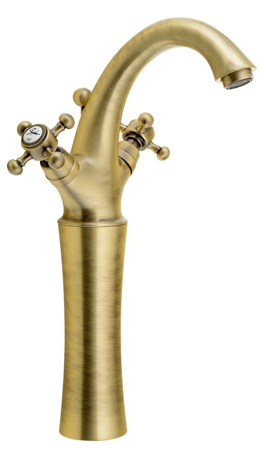 3276L (27495) ANTEA stojánková umyvadlová baterie vysoká s výpustí, výška 300mm, bronz 3276L