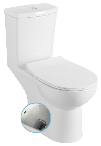 KAIRO CLEANWASH WC kombi s bidet. sprškou, zadní odpad, bílá PC106