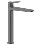 FY006GM (60717) FLERY stojánková umyvadlová baterie vysoká, gun metal FY006GM