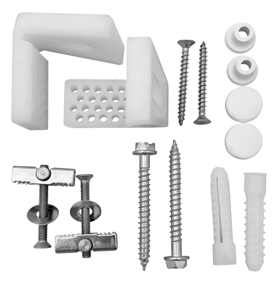 YRDM00329 (51041) Kotvící sada pro WC a urinály, bílá YRDM00329