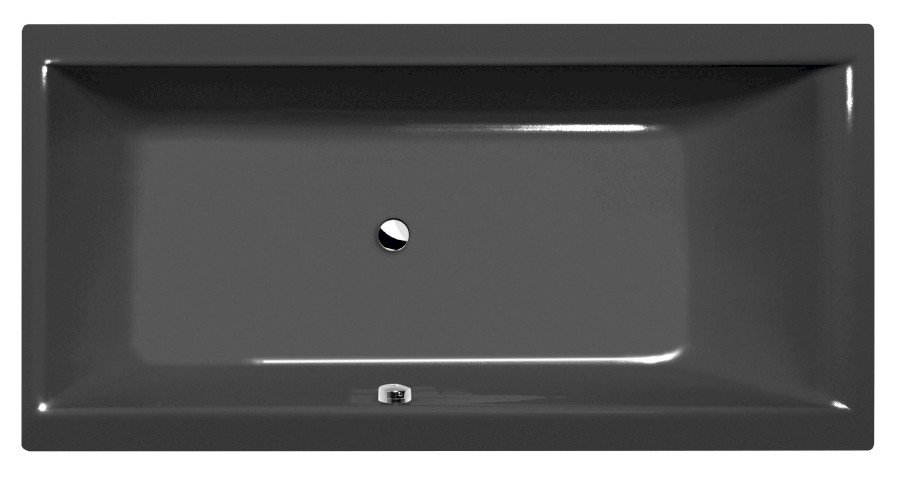 13111.30 (52570) CLEO obdélníková vana 180x90x48cm, šedá 13111.30