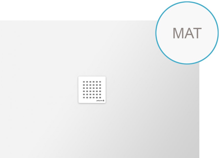 72896MAT (45610) FLEXIA vanička z litého mramoru s možností úpravy rozměru, 130x90cm, bílá mat 72896MAT