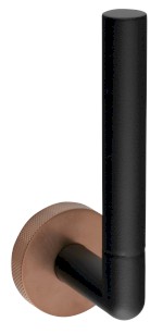 WS018BC (60579) LARISSA držák toaletního papíru rezervní, černá/měď mat WS018BC