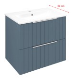 CIRASA STRIP umyvadlová skříňka 58x54x39cm, siena CR592-4242S