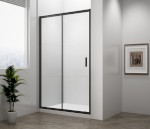 EL1215B (55471) EASY BLACK sprchové dveře 1200mm, čiré sklo EL1215B