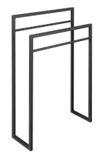 SKA stojan na ručníky 550x790x200mm, černá mat SKA301