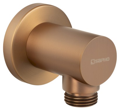 Vývod sprchy, kulatý, měď mat 1205-01PG