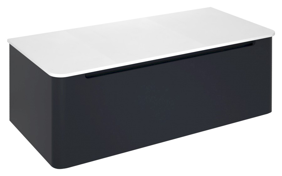 KR100-3434 (58758) KERALA umyvadlová skříňka 100x35x47,5cm, 1x zásuvka, antracit matný KR100-3434