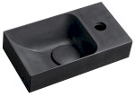 PICCOLINO betonové umývátko 30,8x17cm, baterie vpravo, antracit mat PK30516