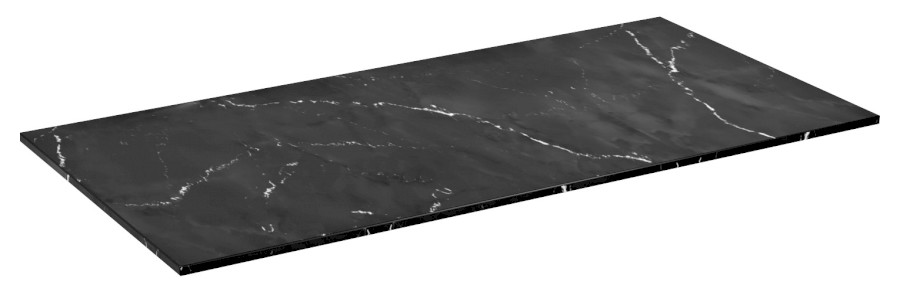 LE120-0598 (53706) LOREA deska Rockstone 121x1,2x52,5cm, black attica LE120-0598