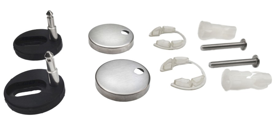 Sada 2 úchytů WC sedátka (NDPC104-5) NDPC104-5