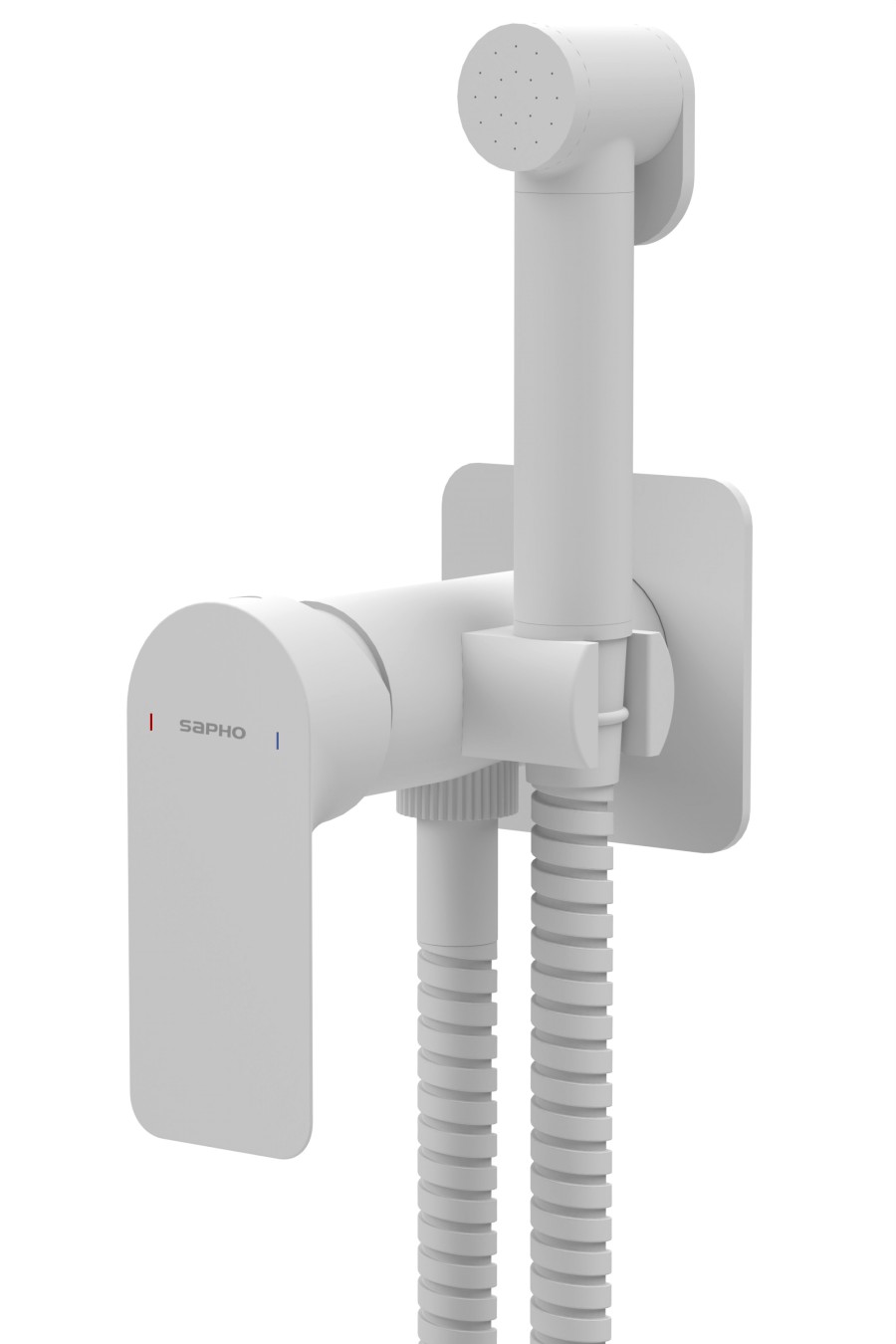 XA13/14 (60980) PAX podomítková bidetová baterie se Stop sprškou, bílá mat XA13/14