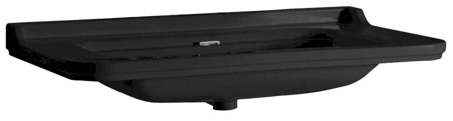 4144K7 (52145) WALDORF keramické umyvadlo 120x55cm, černá mat 4144K7