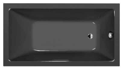 NOEMI obdélníková vana 150x80x39cm, šedá 71727.30