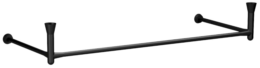 THE NEW YORKER závěsná konstrukce pro umyvadlo 120cm, černá mat 927431