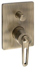 BEBÉ podomítková sprchová baterie, 2 výstupy, bronz BB042/18