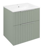 CIRASA STRIP umyvadlová skříňka 59,2x64x46cm, verde CR601-4444S