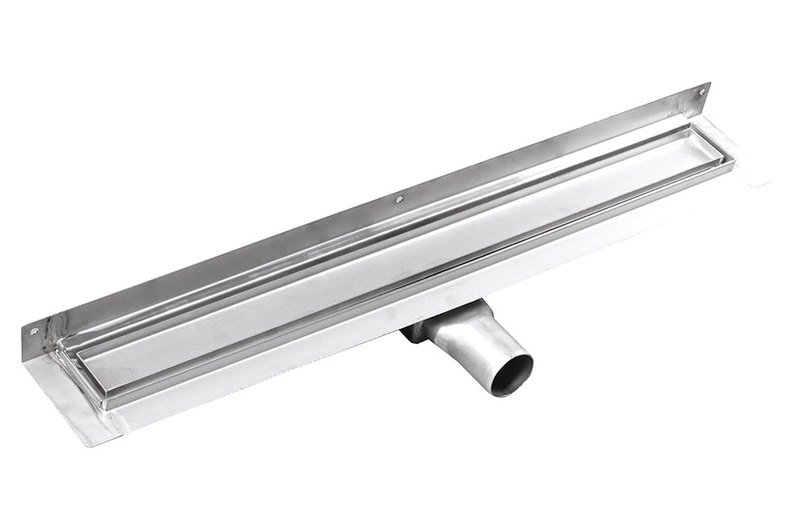 MANUS PIASTRA nerezový podlahový žlab s roštem pro dlažbu, ke stěně, L-1150, DN50 GMP97