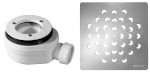 KSM104CH-SN90 (59725) Vaničkový sifon, průměr otvoru 90 mm, DN40, krytka chrom KSM104CH-SN90