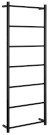 SHICK nástěnný sušák ručníků 500x1344 mm, kulatý, černá mat SH500B