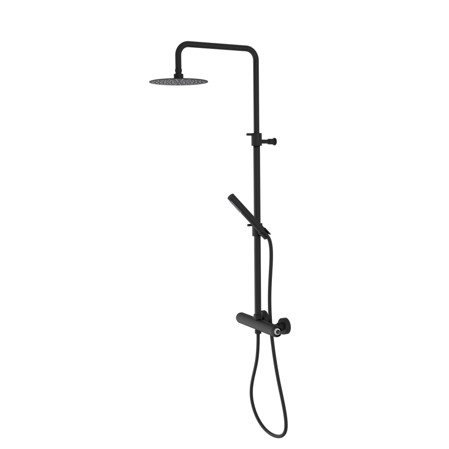 UT139B-1 (57421) ULTRAMIX tělo sprchového sloupu s pákovou baterií, černá mat UT139B-1