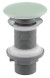 Umyvadlová výpust 5/4“, click-clack, keramická zátka, 20-70mm, zelená mint 38TP0168I