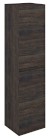 MORIAN vysoká skříňka 35x140x30cm, dub černý MR189